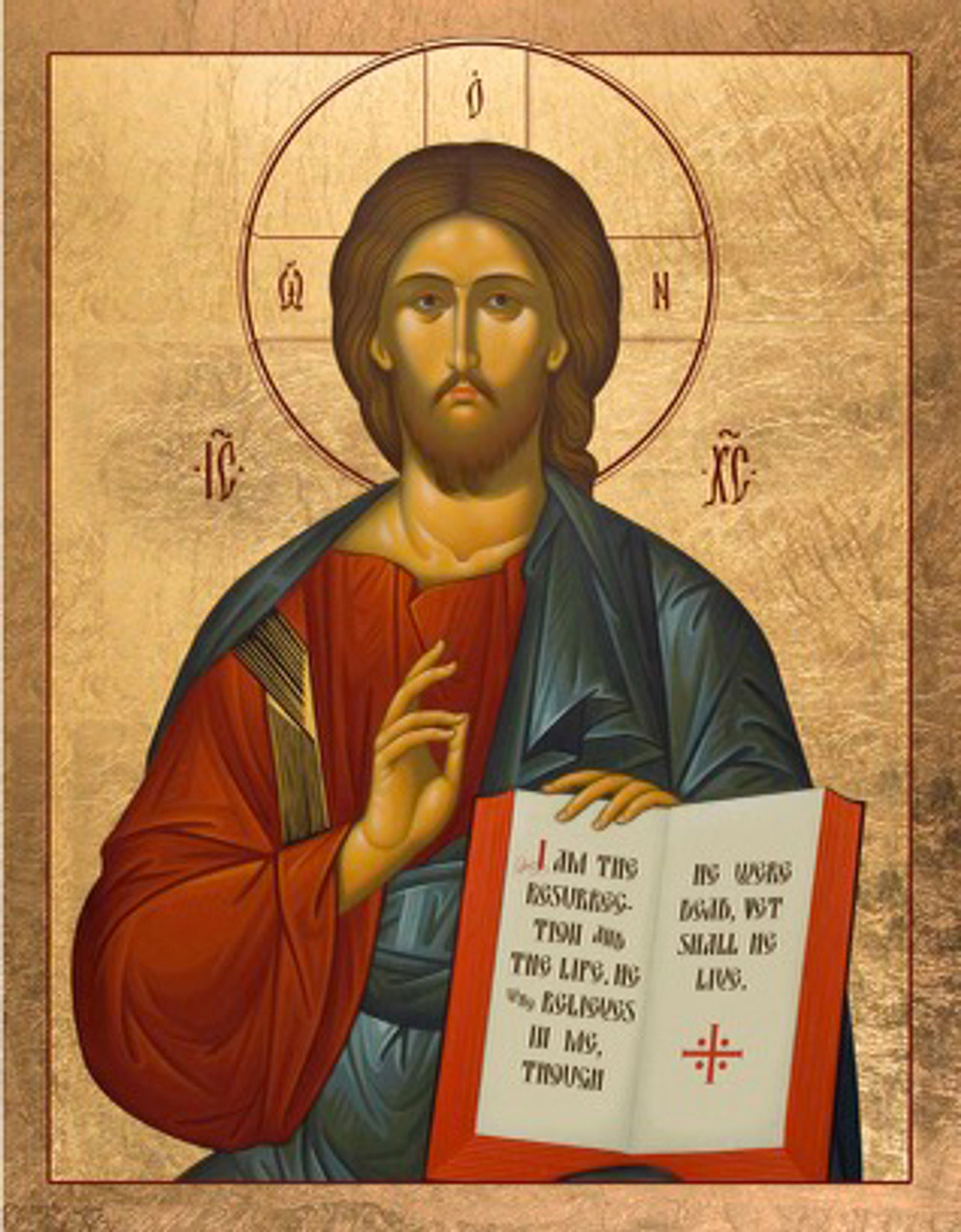 Christ Alpha Omega 4x6"