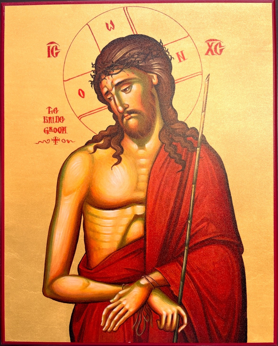 Christ Bridegroom Extreme Humility 8x10"