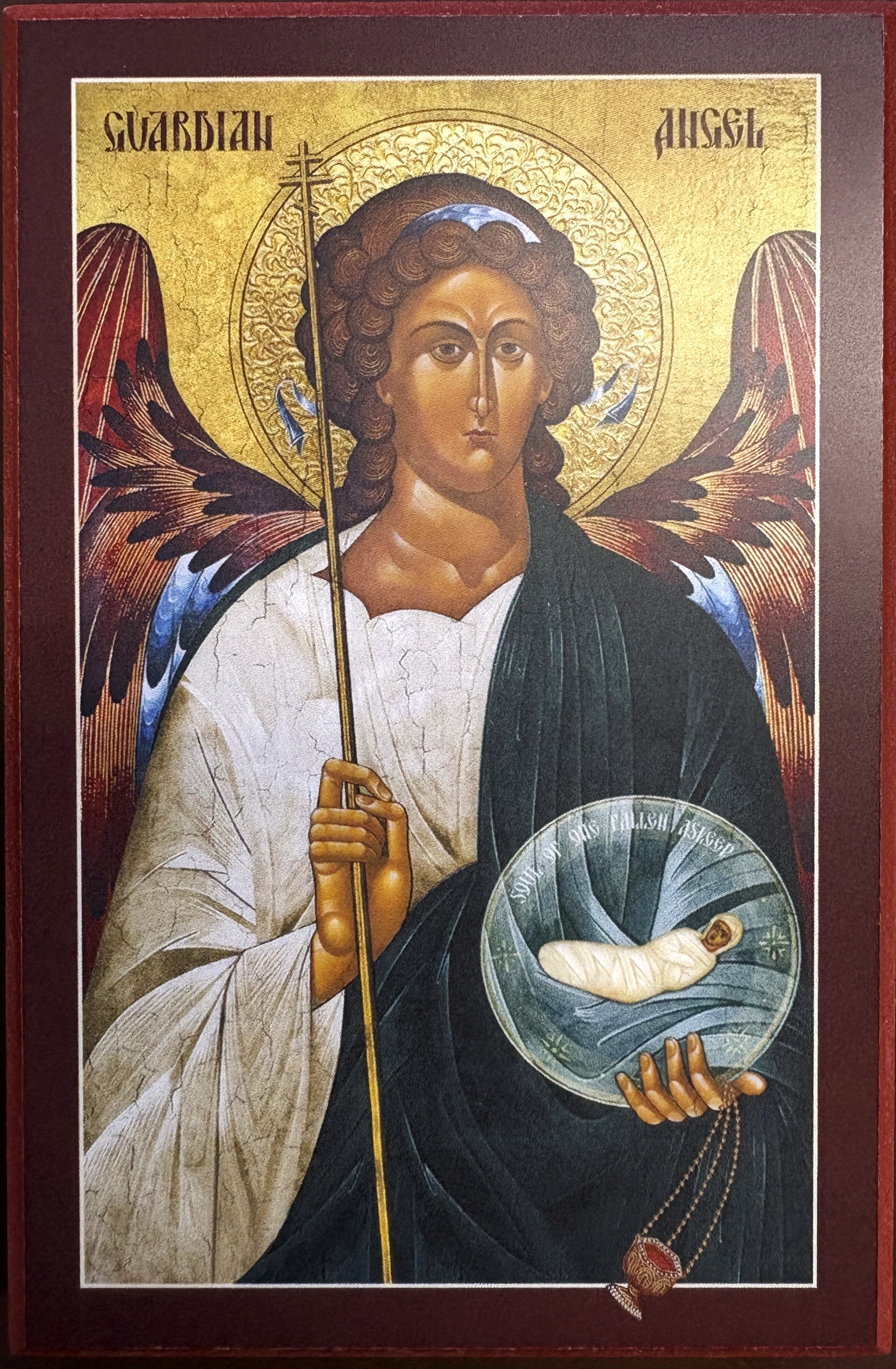 Guardian Angel with Departed Soul 4x6"