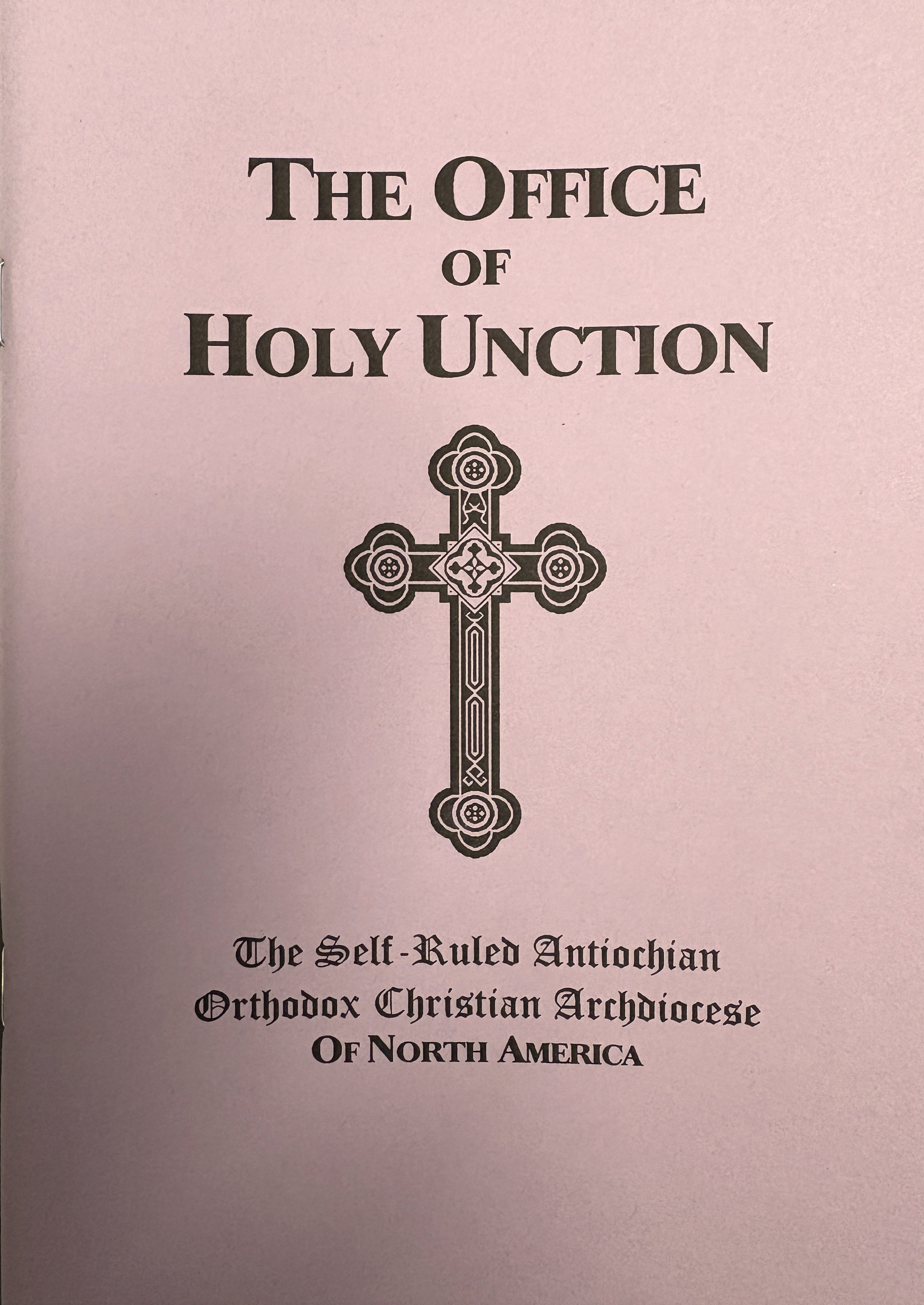 10 Copies of The Office of Holy Unction