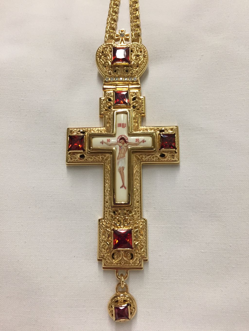 Pectoral Cross (Red Stones)