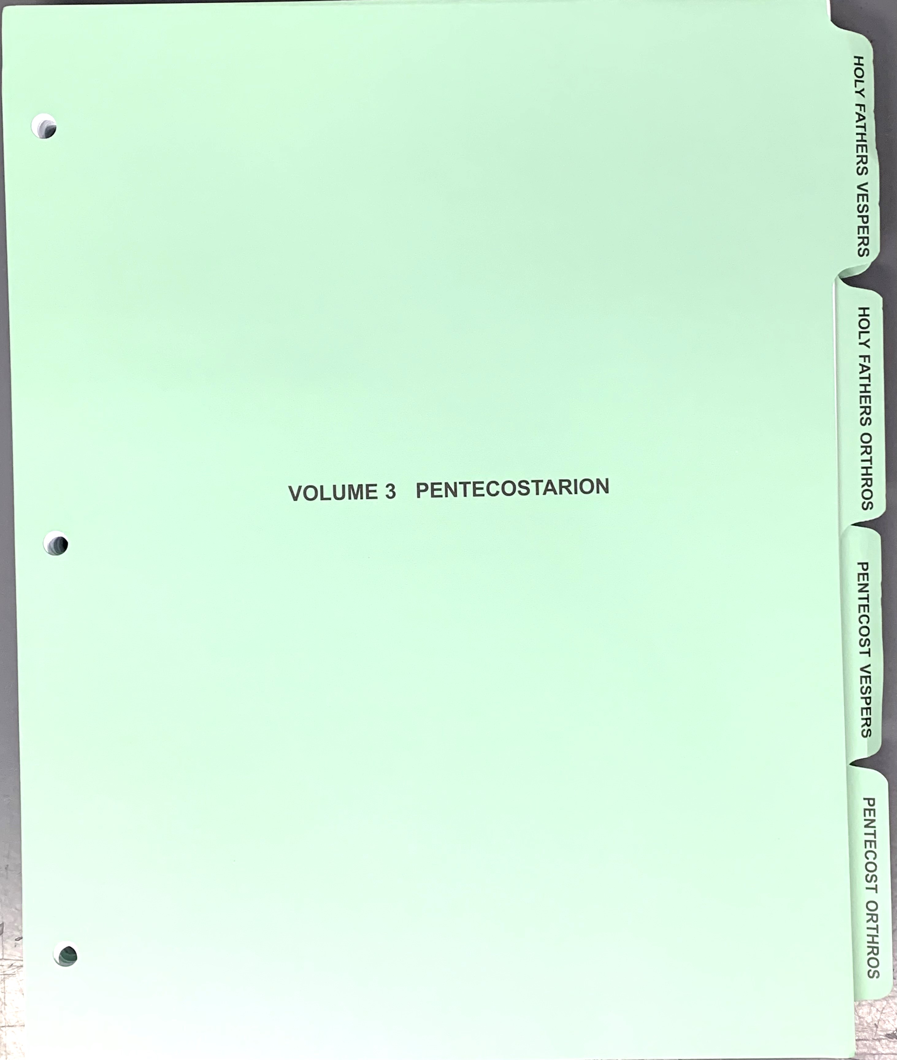 Pentecostarion Vol 3