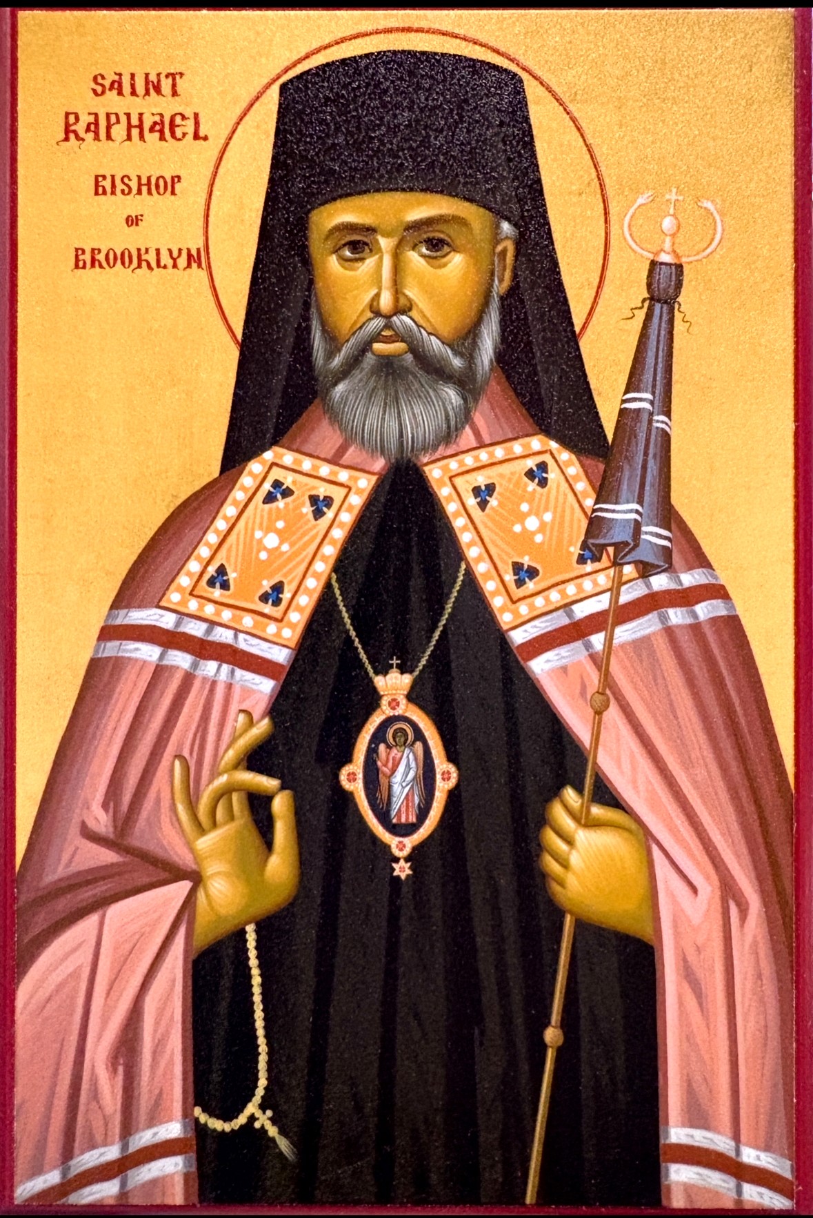St Raphael of Brooklyn 4x6"