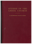Studies in the Greek Church