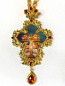 Pectoral Cross Crucifixion Red