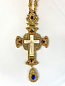 Pectoral Cross Crucifixion Blue