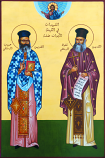 PRE-ORDER Ss Nicholas & Habib 16x20" Arabic
