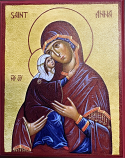 St Anna & Theotokos (Stryzhak) 6x7.5"