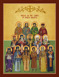 Synaxis Saints North America 8x10"