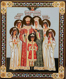 Royal Family Foil Icon 4 3/4"